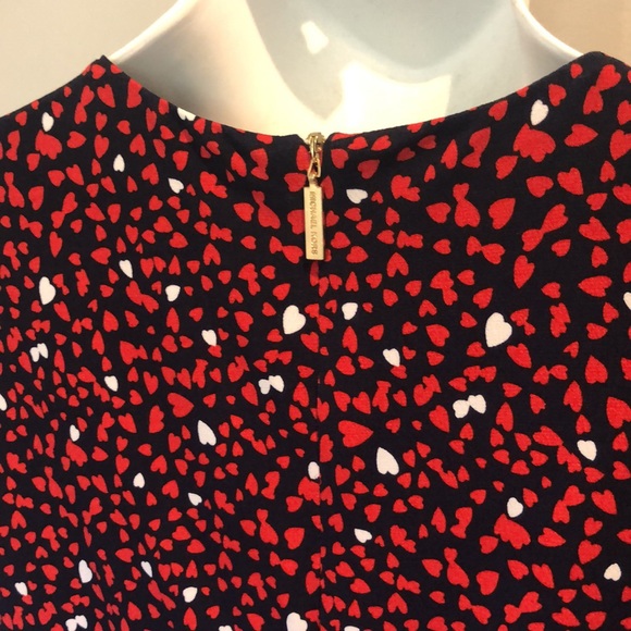 Michael Kors false wrap heart print dress - Picture 5 of 10